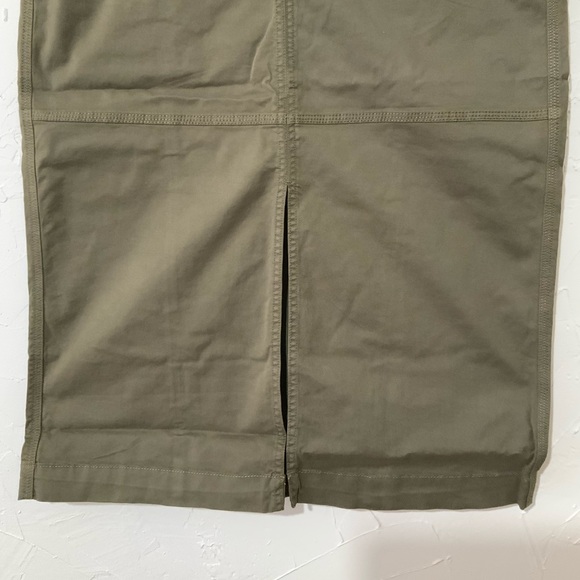 Sanctuary Triple Threat Olive Green Cargo Skirt Sz 33/ 16 - Picture 4 of 8
